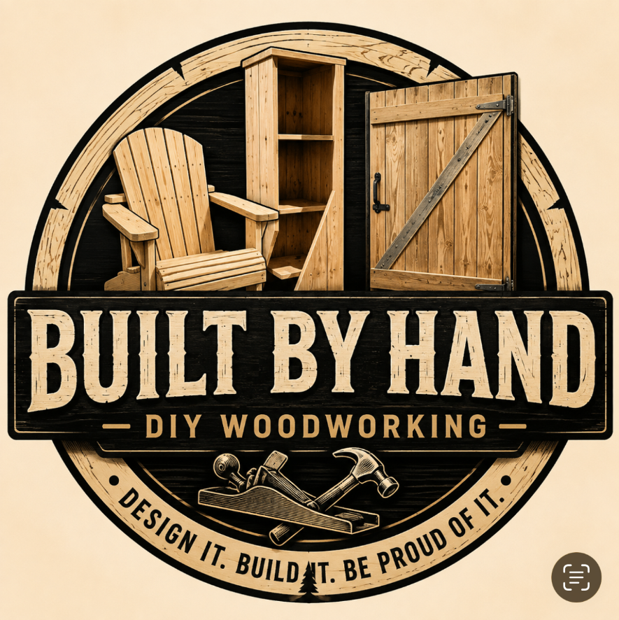 Built by Hand DIY Woodworking logo